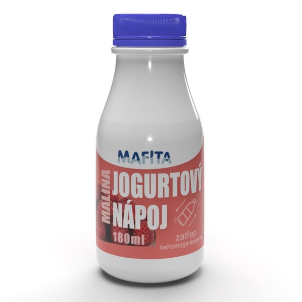 Obrázek z Jogurtový nápoj malina 180 ml 