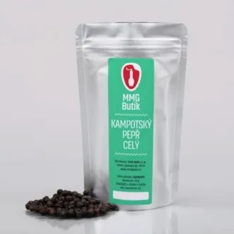 Zobrazit detail produktu - Kampotský pepř celý černý 50g | 1237 Obrázek Kampotský pepř celý černý 50g