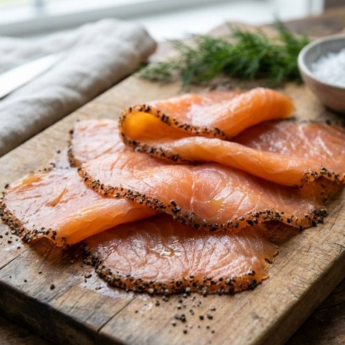 Obrázek Marinovaný losos s pepřem 150g