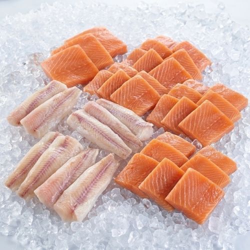Obrázek Akční MEGA balíček ryb 5 kg | 4 kg lososa + 1 kg tresky