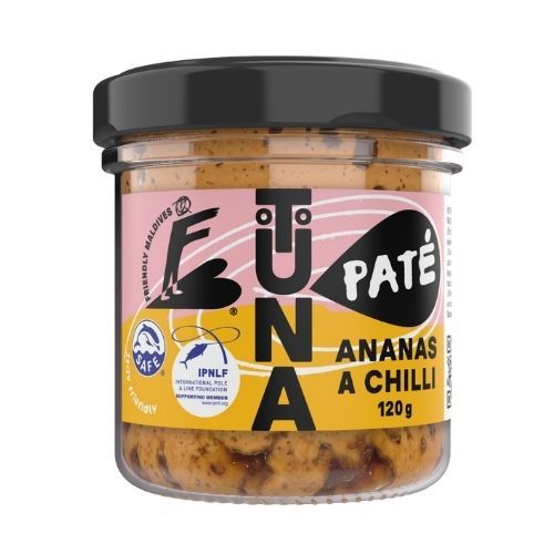 Obrázek Tuňáková paštika s ananasem a chilli 120 g | Tuna paté